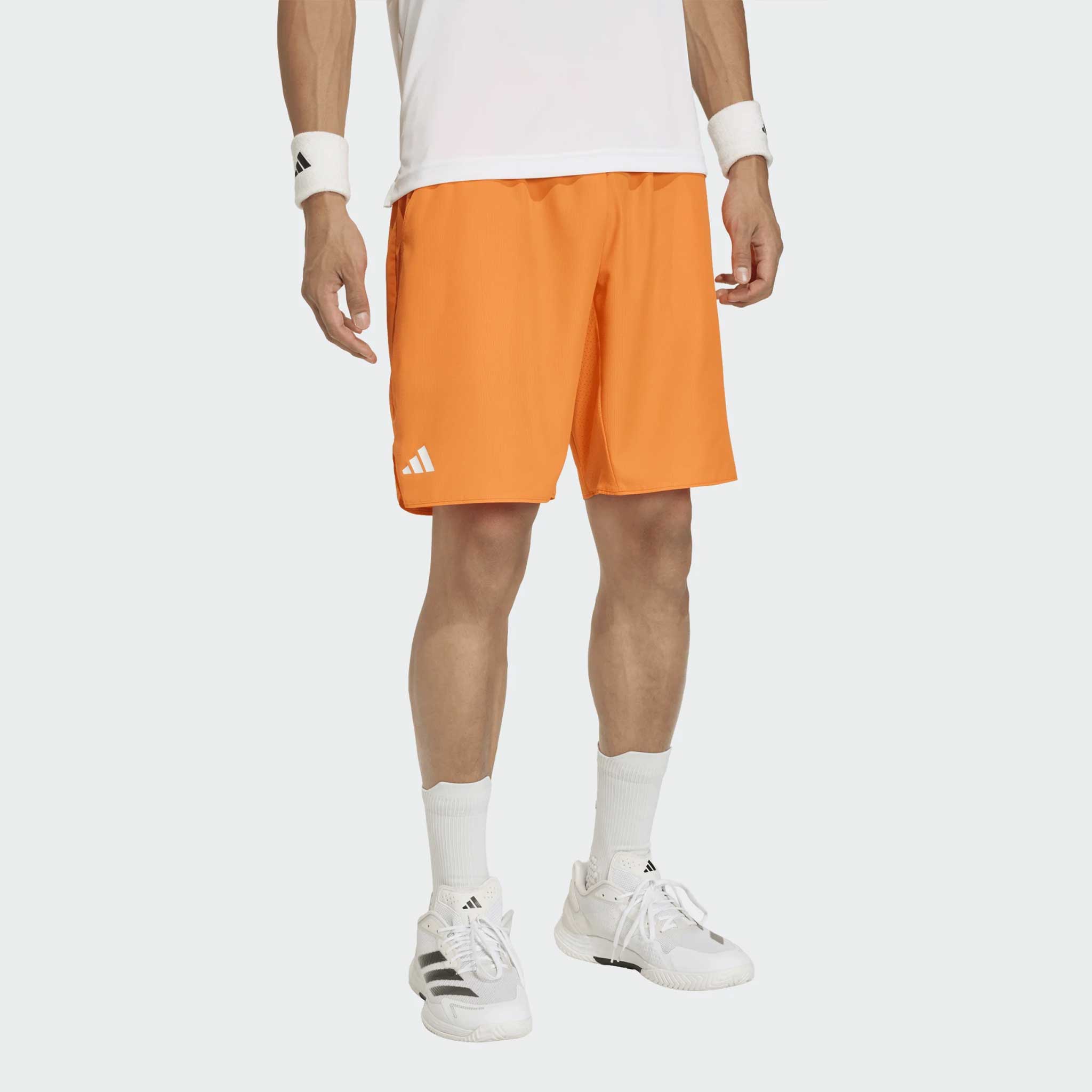adidas Club Shorts 9" 2025 Men's Tennis Apparel Pure Orange
