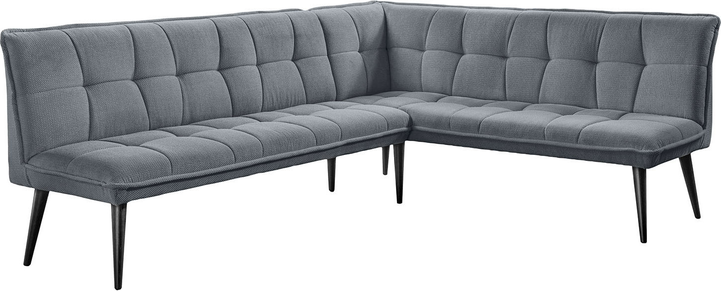 Essbank EXXPO - SOFA FASHION "Mocca Essbank, Sitzbank", anthrazit, B:260cm H:94cm T:201cm, Sitzbänke, Essbank, hoher Sitzkomfort, bequem und elegant, hochwertige Detailverarbeitung