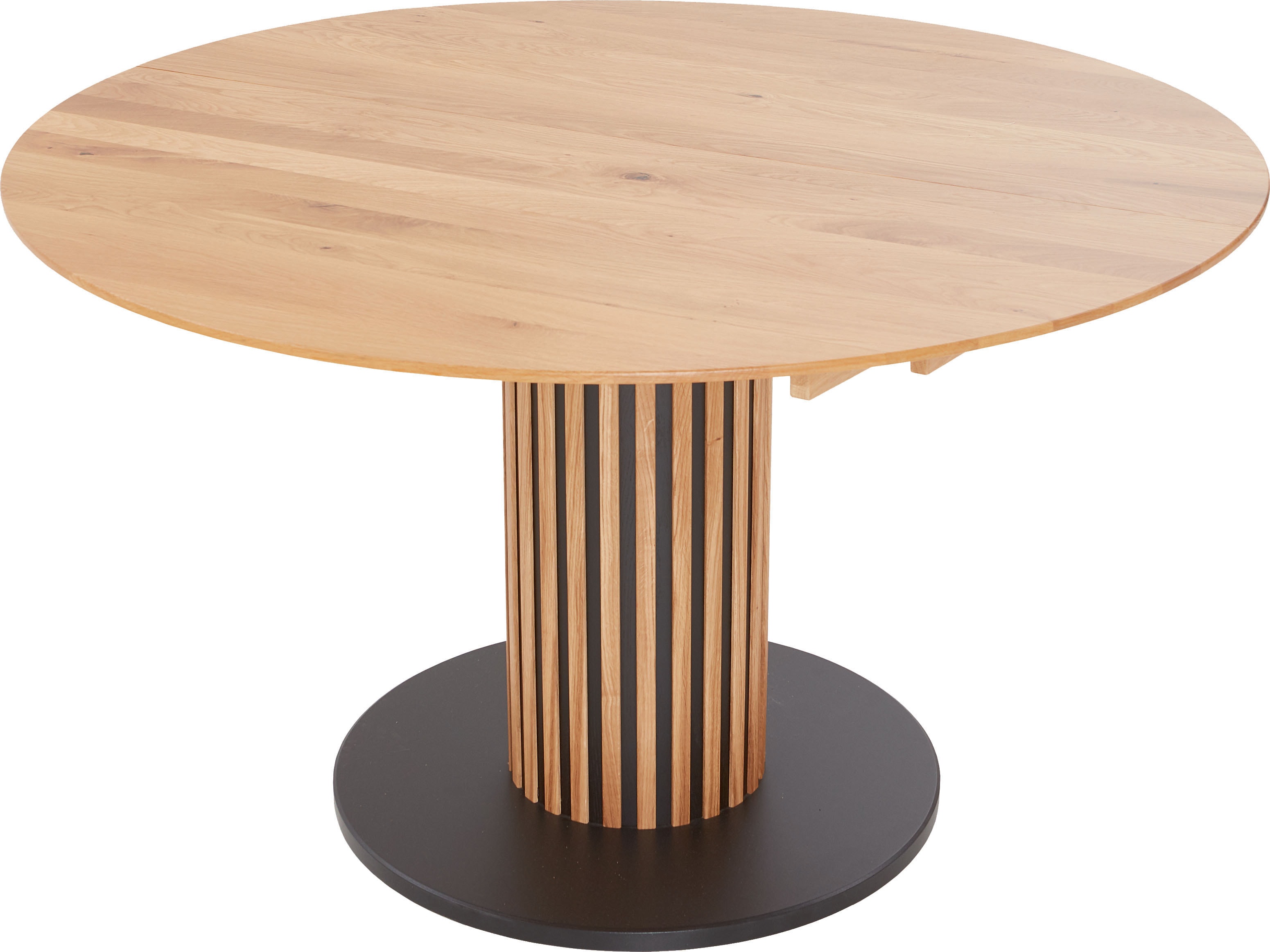 Esstisch NIEHOFF SITZMÖBEL "Circus", weiß, neutral, B:130cm H:76cm T:130cm, Tische, Esstisch, Charakter-Eiche massiv mit oder ohne Funktion, H 76 cm