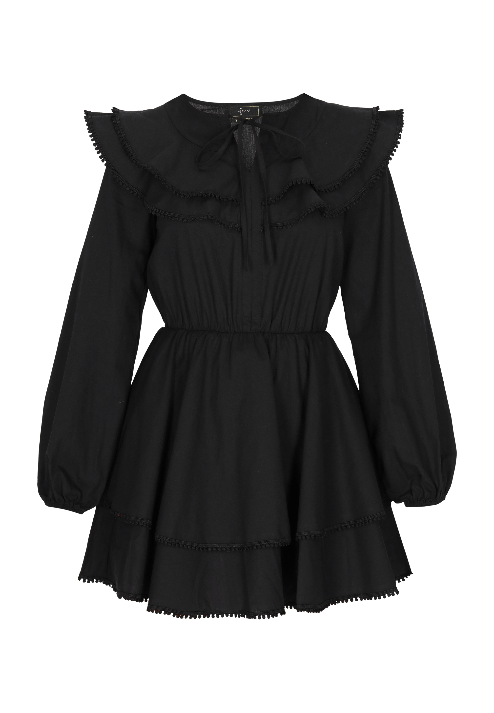 Faina Kleid Damen schwarz M