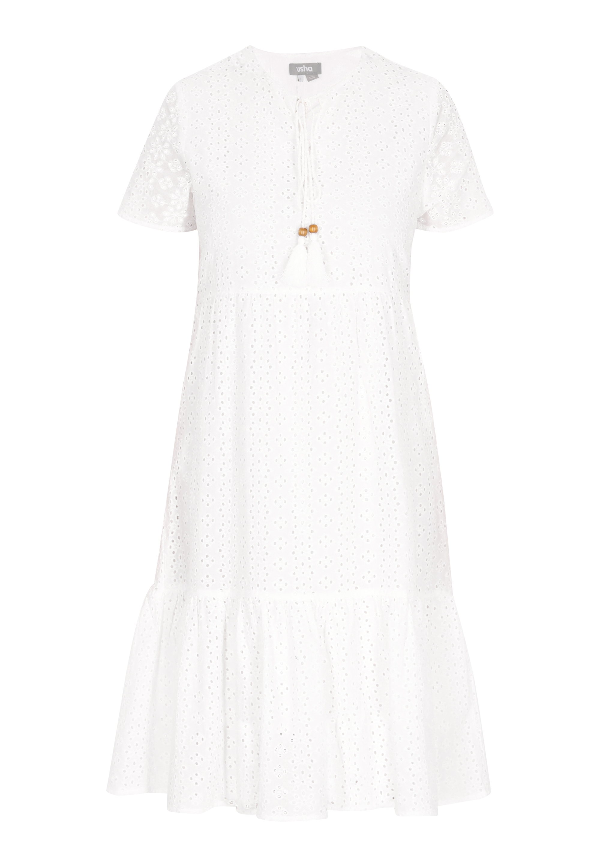 usha Kleid Frauen Weiß L