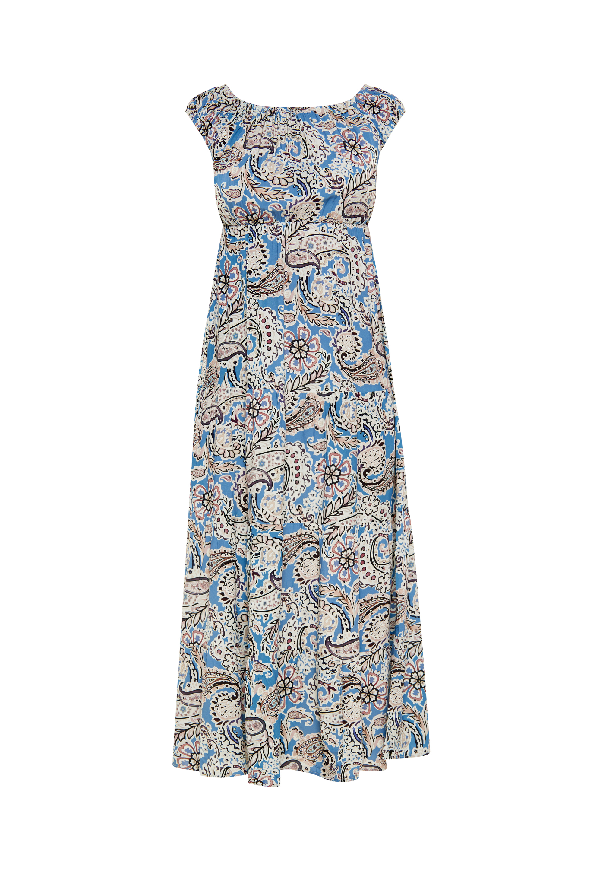 usha Kleid Frauen blau mehrfarbig L