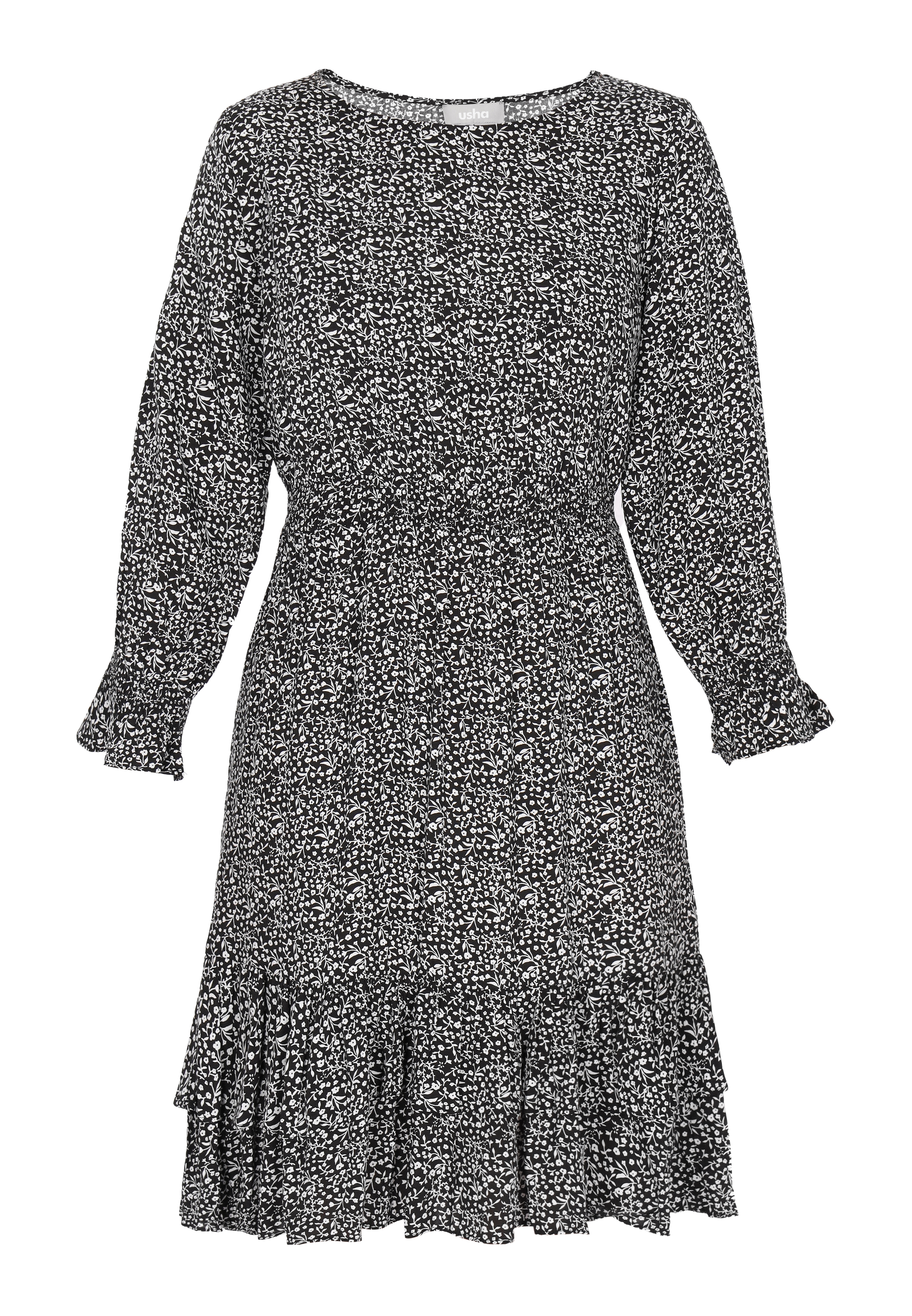 FELIPA Kleid Frauen schwarz-weiß M