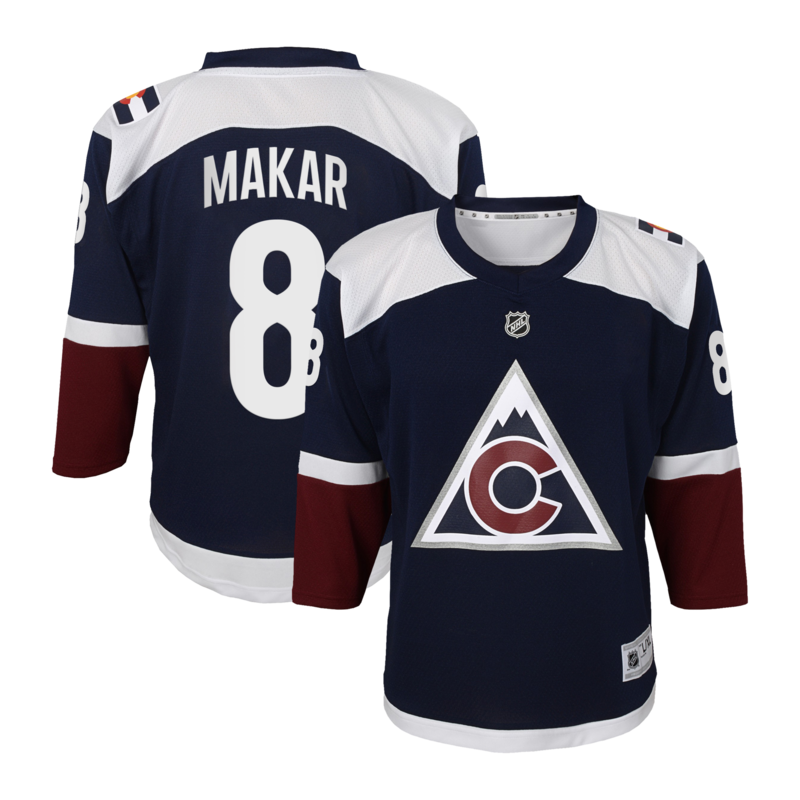 Colorado Avalanche Fanatics Replica Heimtrikot - Schwarz - Cale Makar - Jugendliche Image