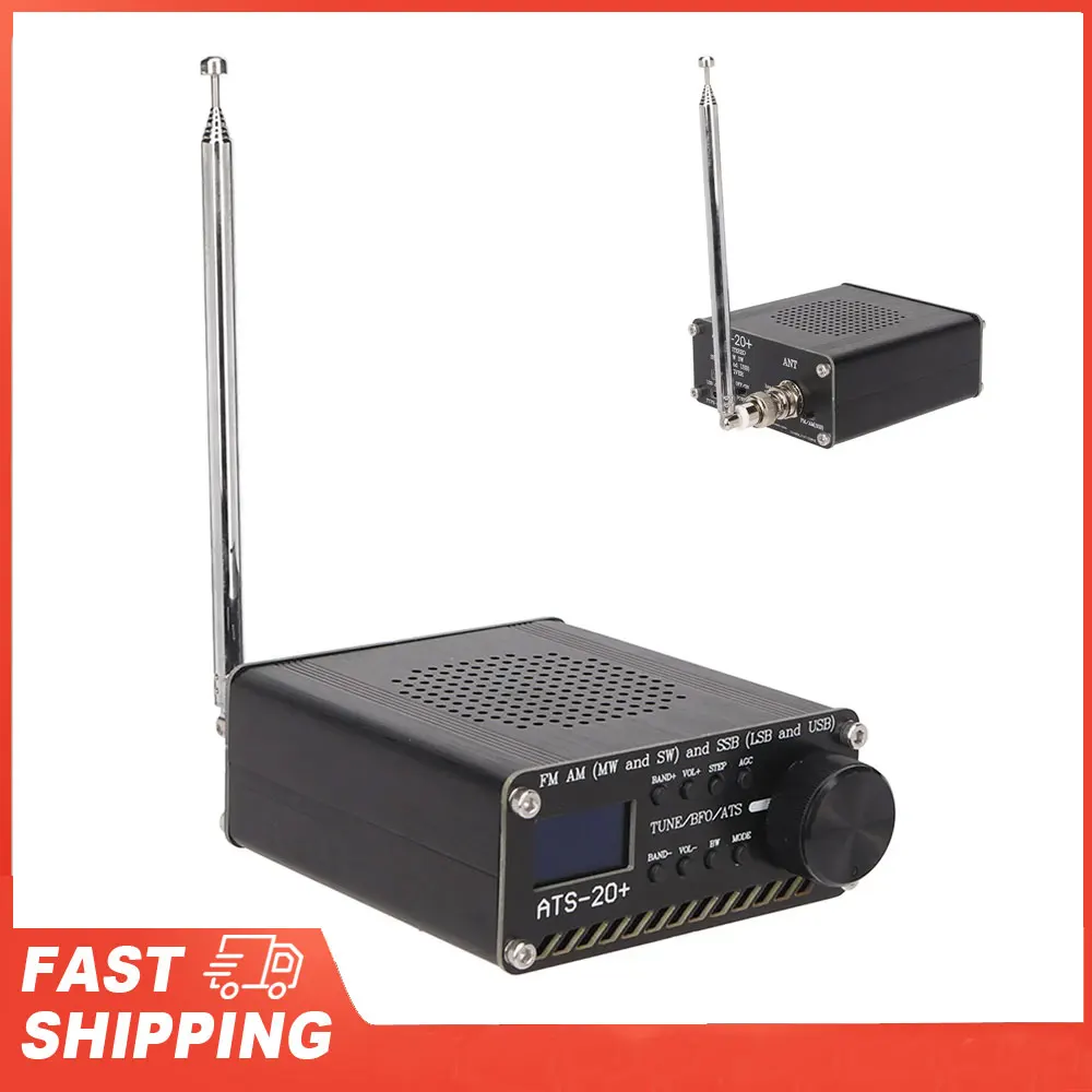 ATS 20+ Radioempfänger Hochempfindlicher tragbarer kleiner Weltband-Digitalempfänger für Outdoor-Campinghaus Image