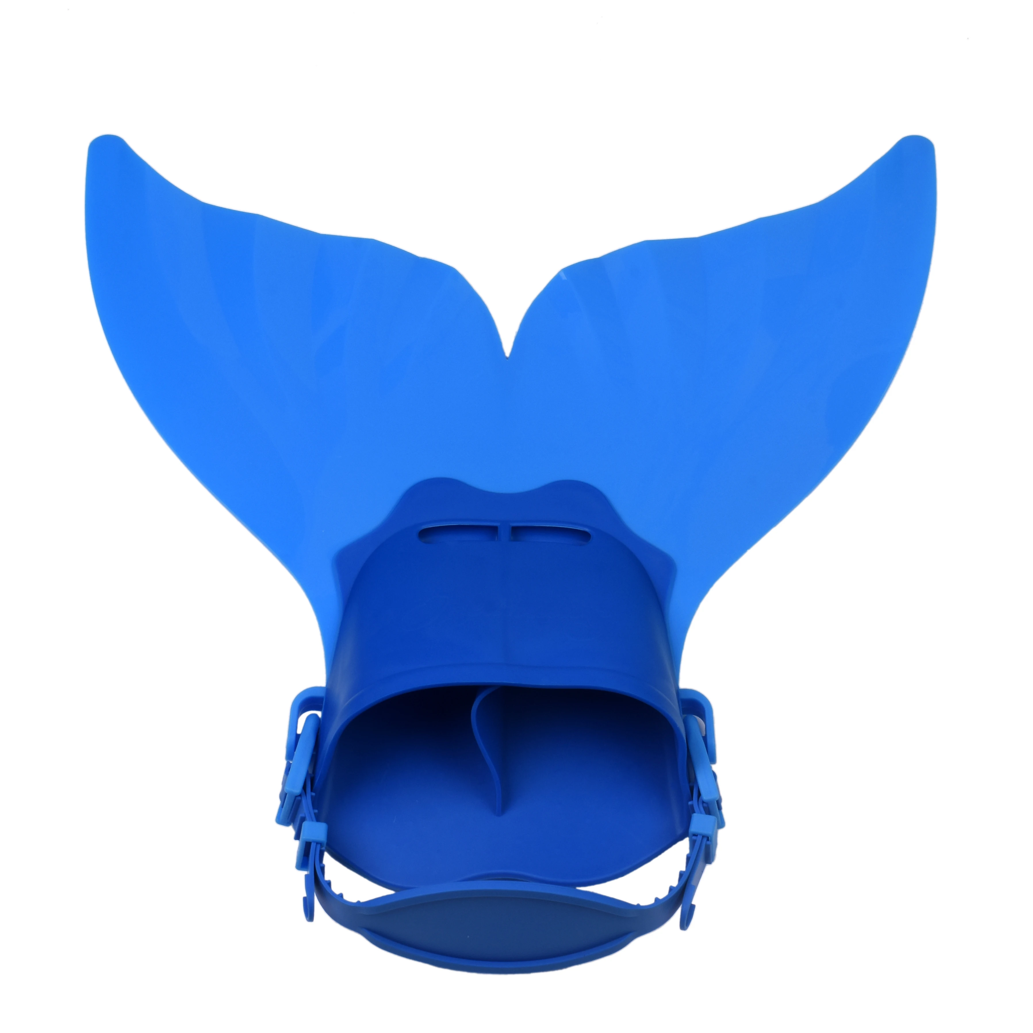 Meerjungfrau Flipper Monokel Wal Doppel Flipper Kinder einteiliger Flipper Schnorcheln Schwimmen Training Tauchzubehör Image