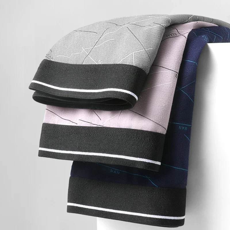 3PC Herren-Slips, Herren-Boxershorts aus Baumwolle, Modal-Unterteile, Sommer, schlanke Jungen-Sport-Boxershorts in Übergröße, Kopf Image