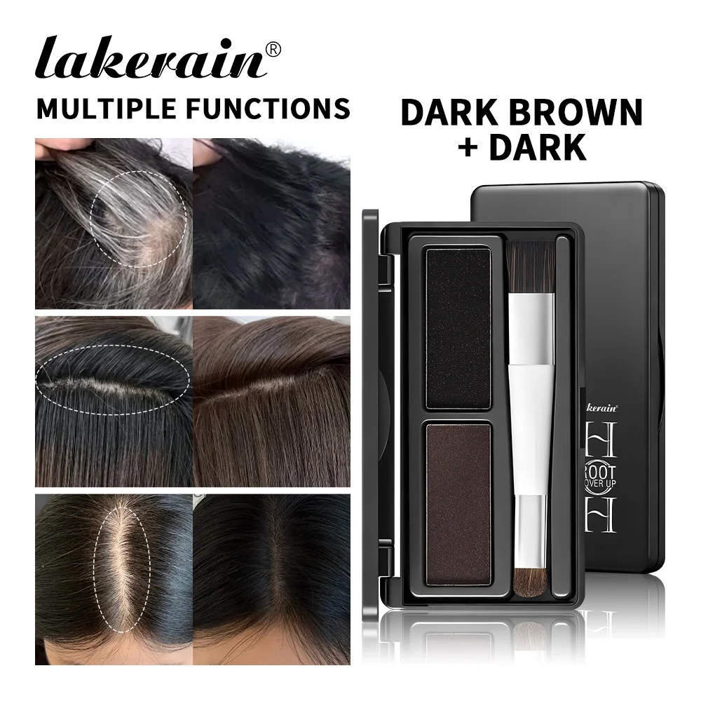 Natürliche Haar Pulver Palette Haar Linie Schatten Make-Up Haar Concealer Langlebig Wasserdicht Wurzel Abdeckung Up Sofortige Abdeckung Pulver Image