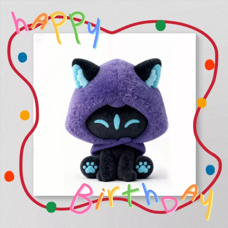 Neue Valorant Omen Valorant Katze Anime Cosplay Druck Nunu Baumwolle Polsterung 10 cm Plüsch Anhänger Rucksack Schlüsselbund Geschenk Image