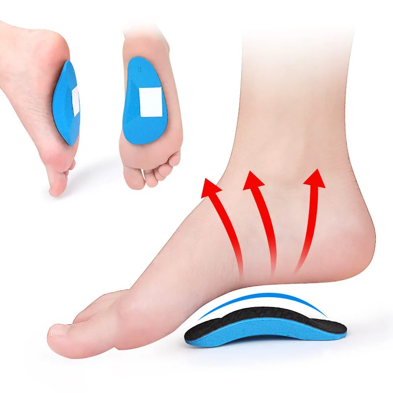 4/2PCS EVA Flache Füße Arch Support Orthopädische Einlegesohlen Pads für Schuhe Männer Frauen Fuß Valgus Varus Sport einlegesohlen Schuheinlagen Image