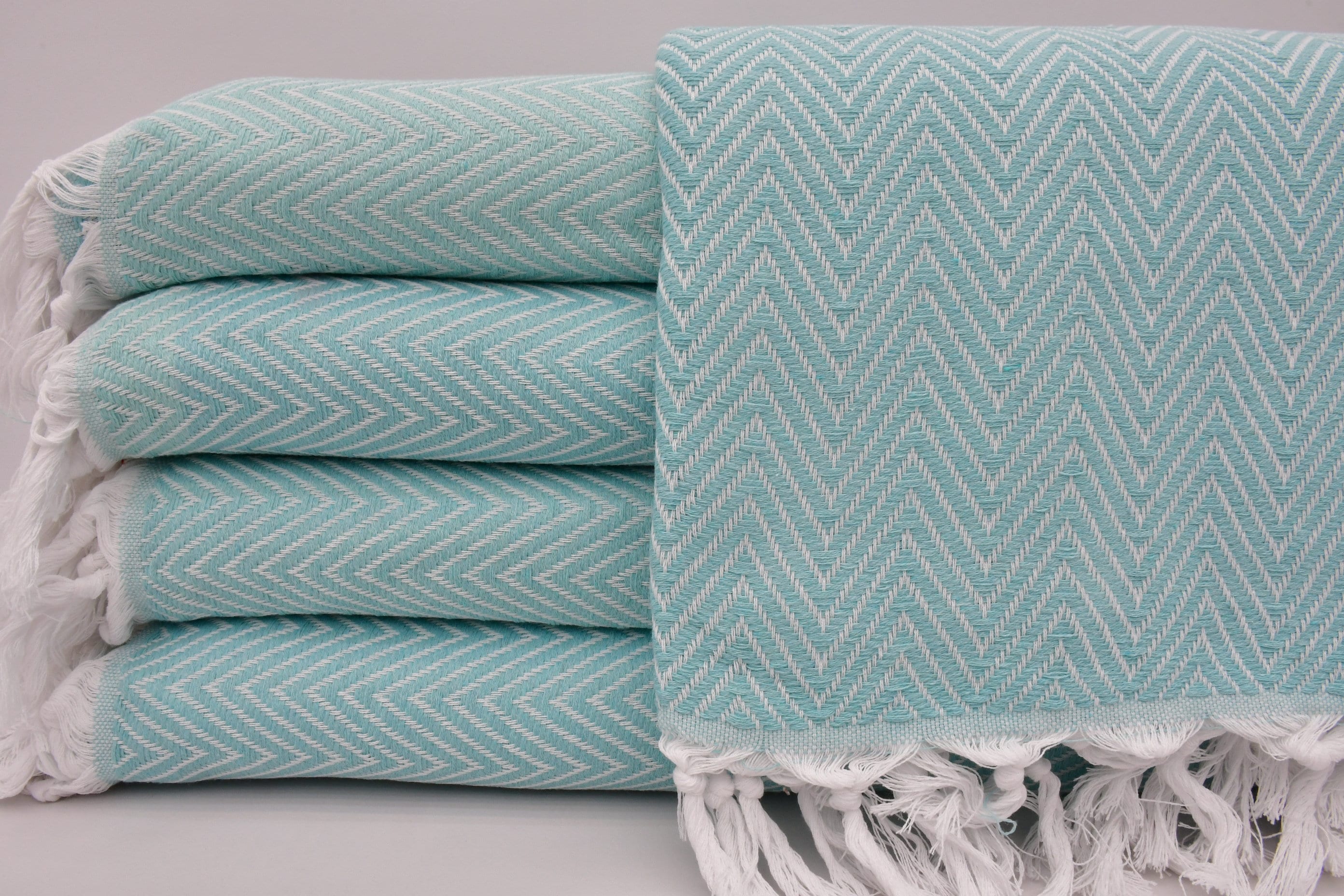 "Coperta fatta a mano, coperta color acquamarina, copriletto turco, coperta a spina di pesce, coperta 79\"x89\", coperta turca, copridivano, coperta rega"