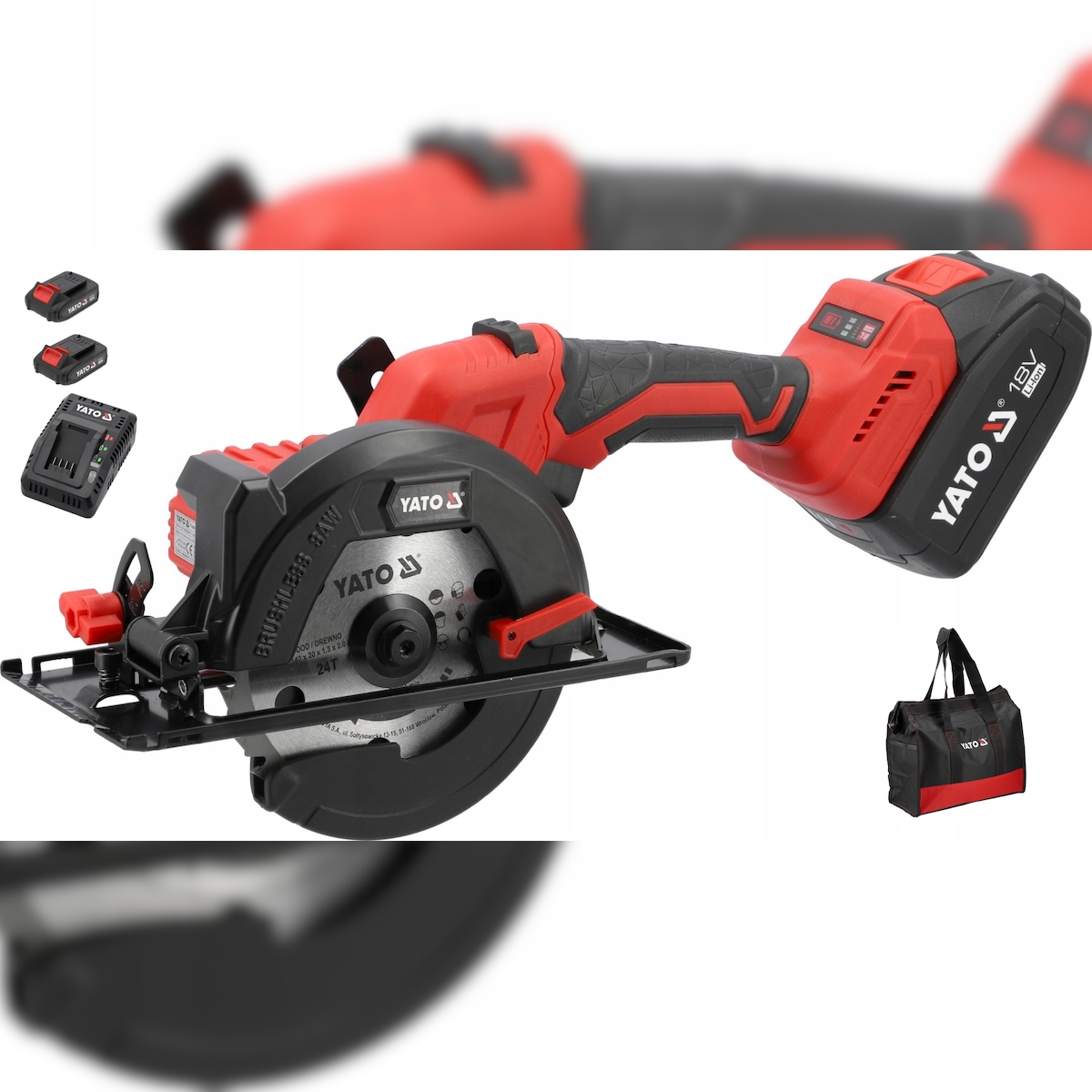 Akku Handkreissäge 140mm 18V (2xAkku 4Ah) Image