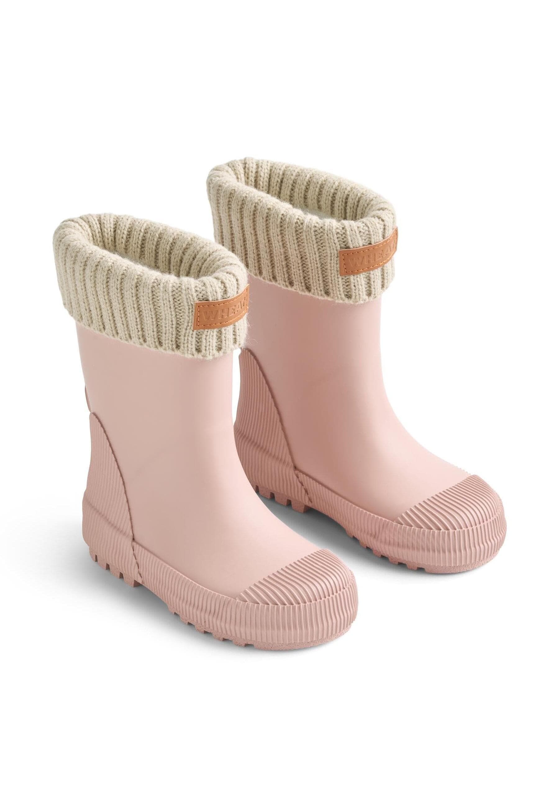 Stiefel WHEAT "WHEAT Rubber Boot Thermo Wader", Damen, Gr. 23, rose powder, unifarben, Schuhe Stiefel