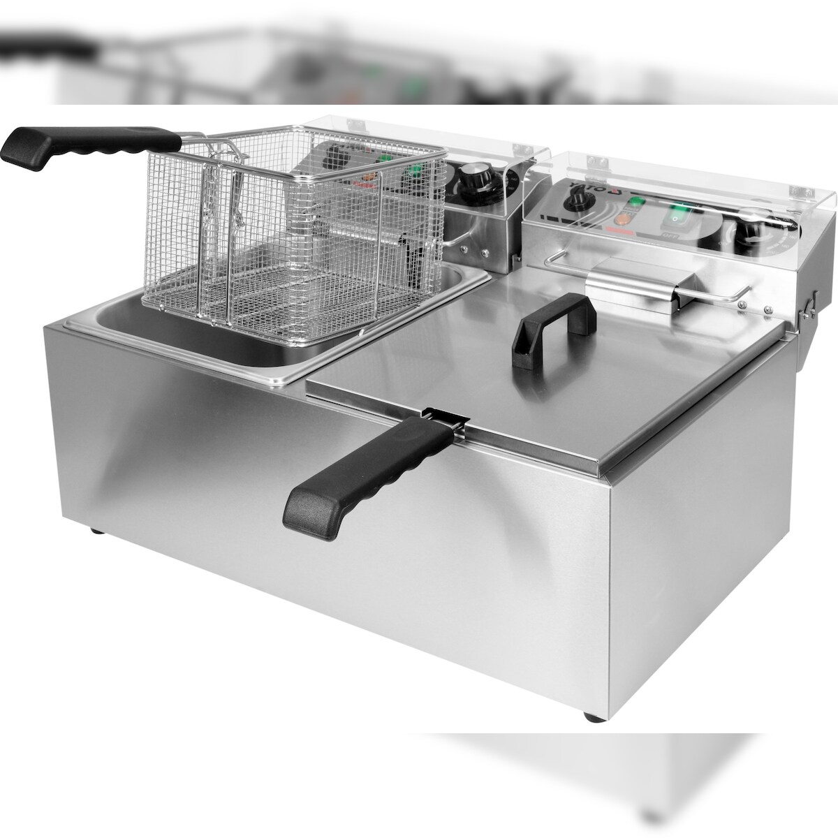 Gastro Fritteuse 2x8L 2x3300W 425x580x335mm Image
