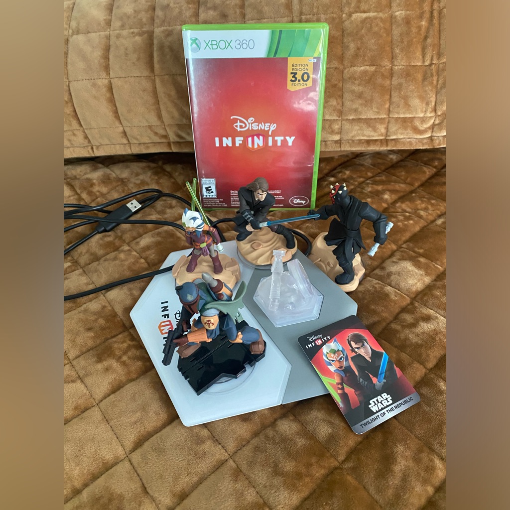 Disney Video Games & Consoles | Disney Game With Colorful Figures Xbox 360 Disney Infinity 3.0 Star Wars | Color: Black/Green | Size: Os