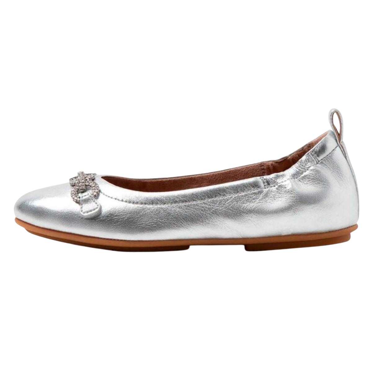 Fit Flop - "Allegro" Glitzer Ballerinas für Damen (Silber)