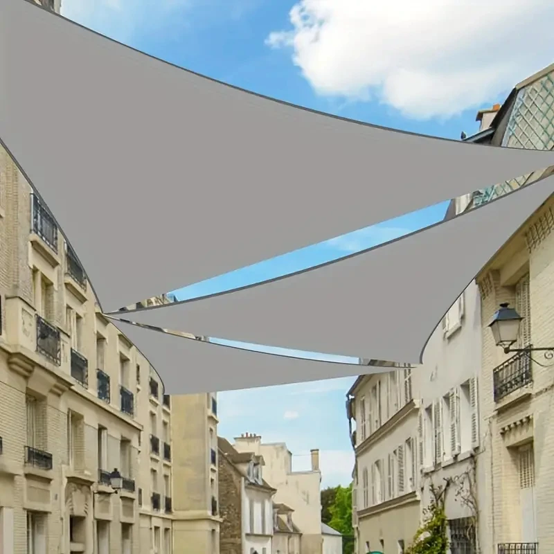 Wasserdichtes, winddichtes Segel, UV-beständig, geeignet für Außenterrasse, Hinterhof, Garten, rechteckiges Schattentuch, 300 x 300 x 300 cm Image