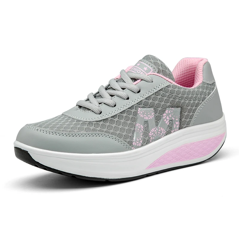 Bequeme, modische und atmungsaktive Slipper, lässige Sportschuhe, große, höhenvergrößernde Wanderschuhe für Damen