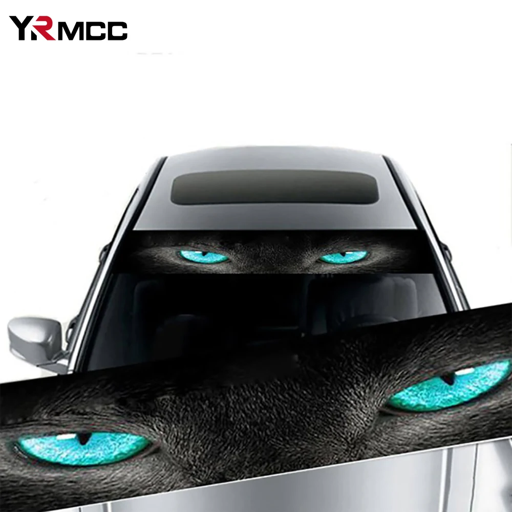Auto Sonnenschutz Aufkleber Auto Frontscheibe 3D Vinyl Film Hinten Getriebe Sonnenschirm Dekorative Aufkleber Aufkleber Autos Dekorative Aufkleber Image