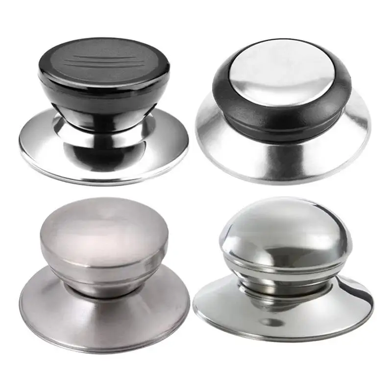 Topfdeckelgriff Ersatz Kochtopf Pfanne Deckel Halteknopf Ersatz Hitzebeständig Einfache Installation Küche Kochgeschirr Pfanne Image