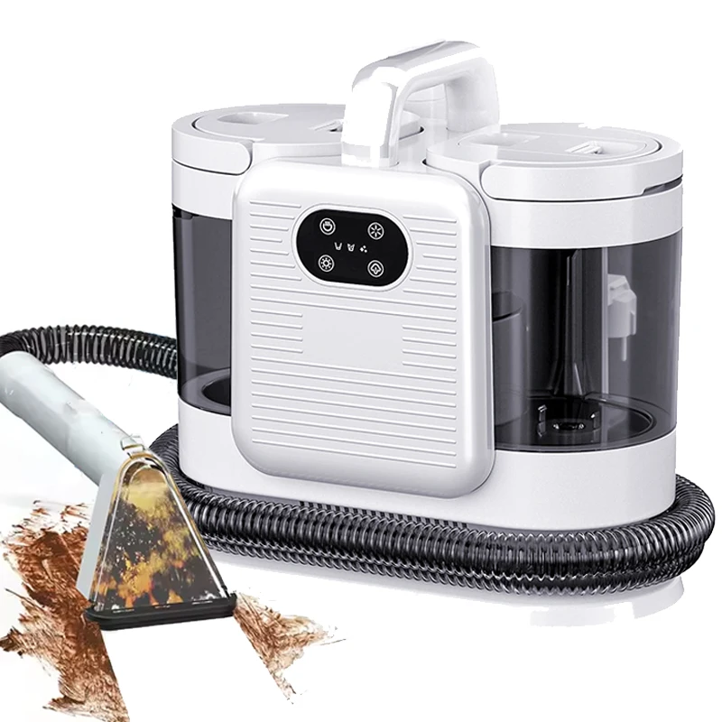 C988 1650 W Dampfpolster-Reinigungsspray-Maschine, 15 kPa Saug-Teppichreiniger, handgehaltenes Smart-Home-Gerät für die Reinigung von Schlafsofas