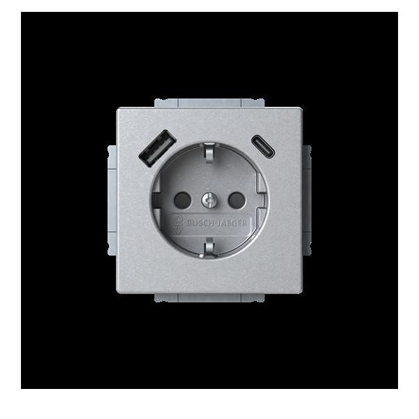 Busch-Jaeger SCHUKO Steckdose 20 EUCB2USBAC-83 2CKA002011A6304 Image