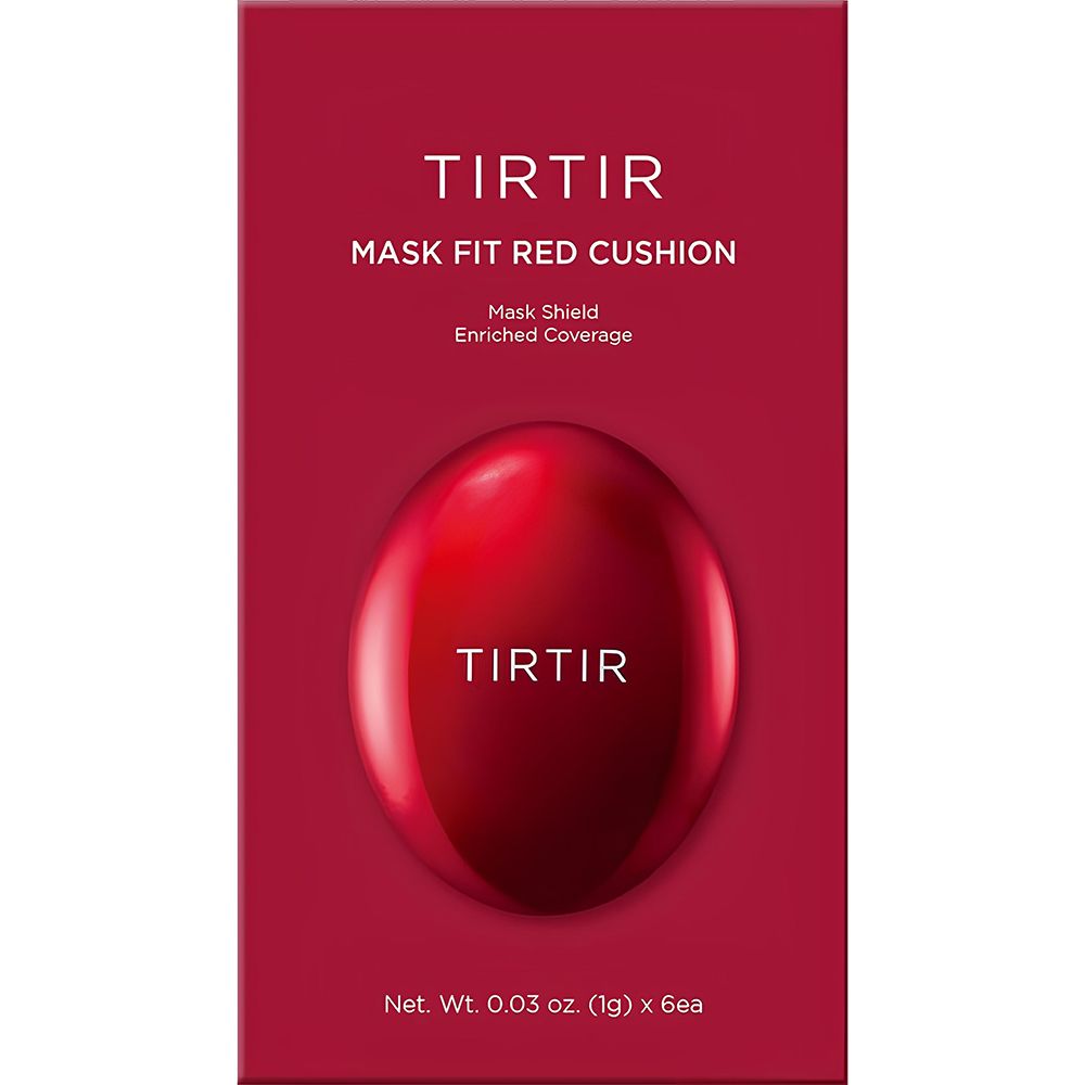 TIRTIR Mask Fit Red Cushion 6 Colors Kit 25N–31N – Set di fondotinta c