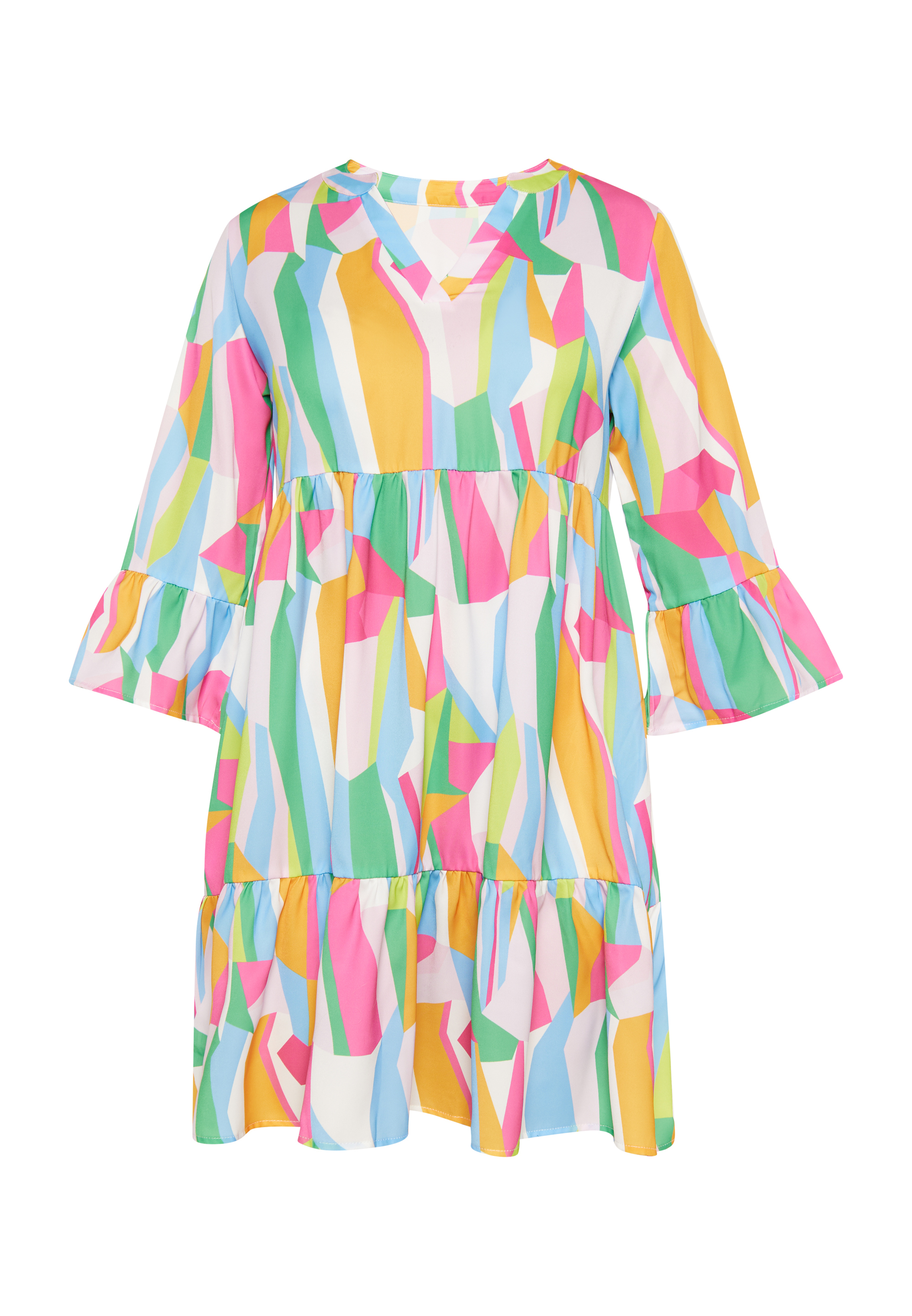 usha Kleid Frauen grün mehrfarbig L