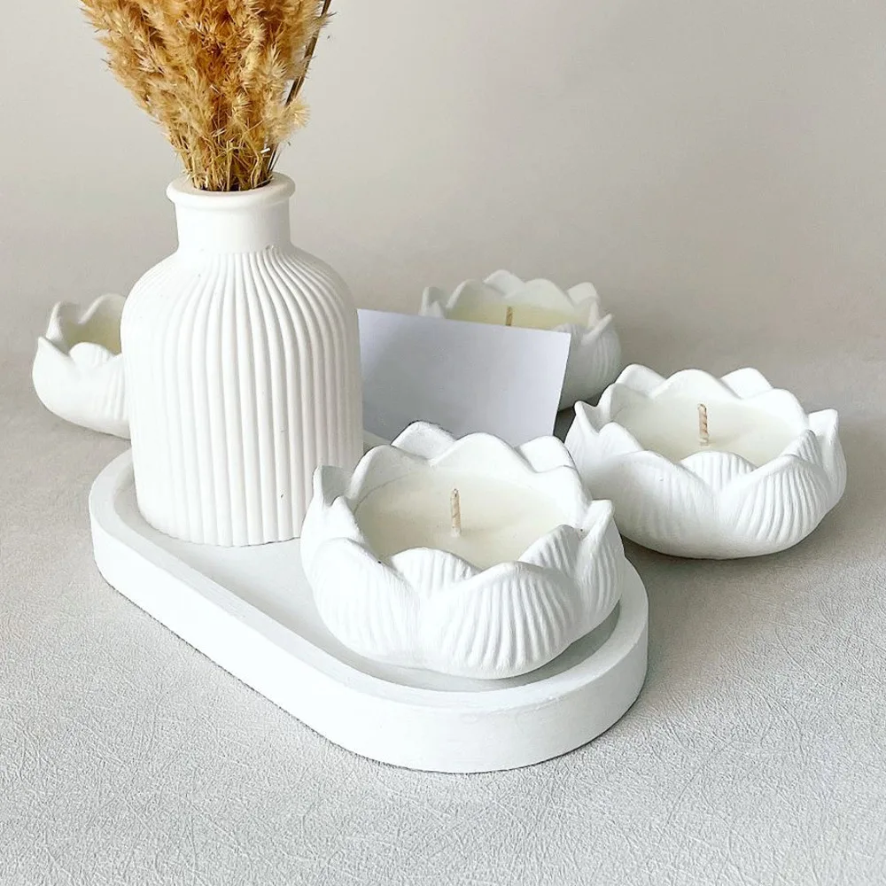 DIY Garten Blumentopf Silikon form Hausgarten Gips Blumentopf Beton Kerze Glas Schmuck Aufbewahrung sbox Produktion Image