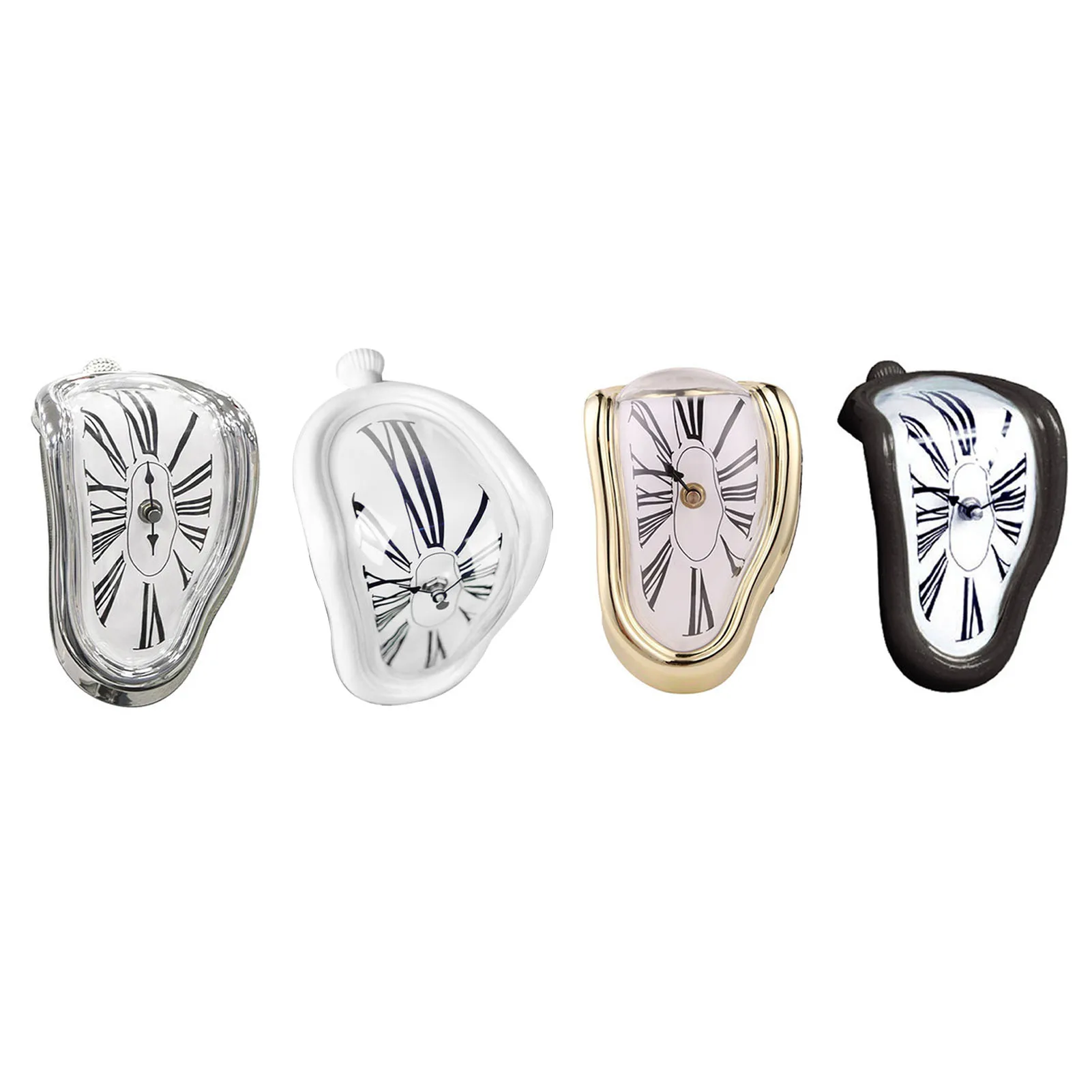 Uhr Schreibtisch Tisch uhr Schmelz uhr Kunststoff Retro dekorative galvani sierte Metall farbe Schreibtisch Tisch uhr für Büro