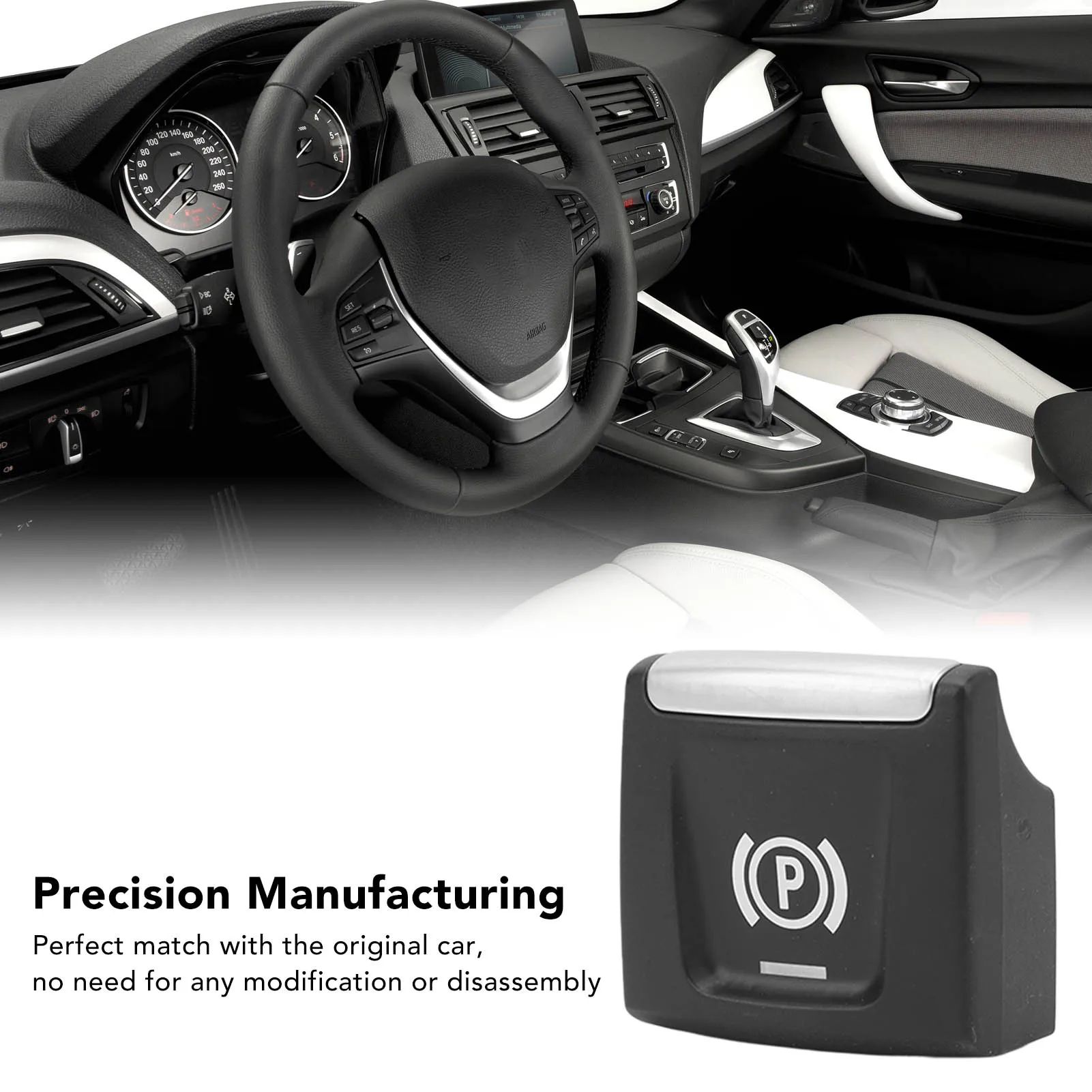 Handbrems-Parksc halter schwarz Handbremse p Knopf abdeckung für BMW 1er Serie F20 F21 2er F22 F23 F45 F46 F44