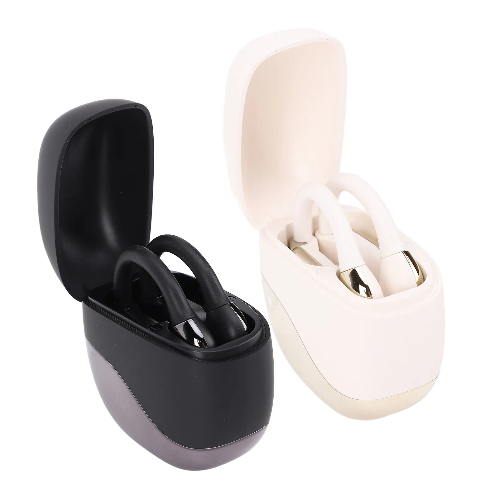 Übersetzung von Ohrhörern, Übersetzung von Ohrhörern, Ohrbügel, aktive Geräuschunterdrückung, kabellose Bluetooth-AI-Sprachübersetzer-Ohrhörer Image