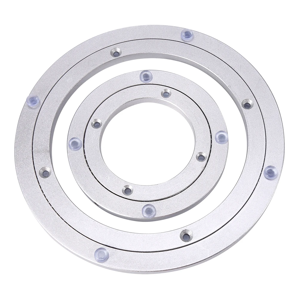 4/6/8/10/Zoll Hochleistungs-Drehlager platte aus Aluminium legierung, runder Esstisch, Lagert isch, Drehteller Image