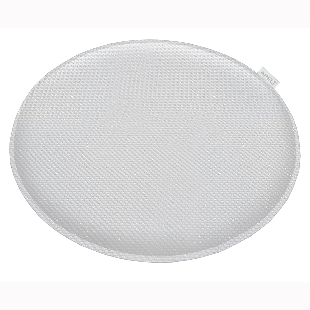 Sitzauflage APELT "Glitter", grau, B:34cm H:2cm, Polyester, Polsterauflagen