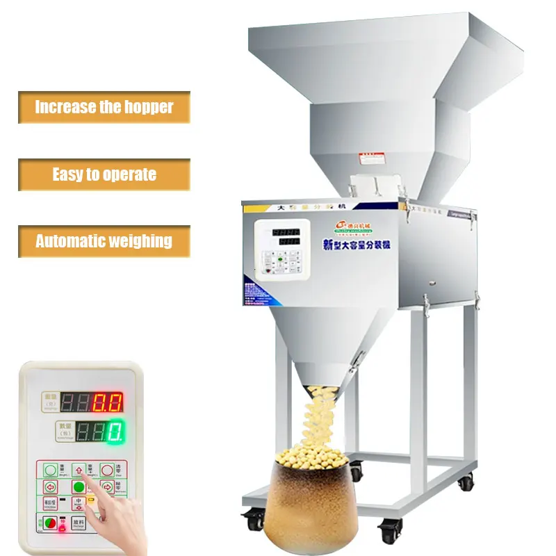 Automatische Wiege- und Abfüllmaschine 50-5000g/20-3000g für Granulat und Pulver zur Geschäfts- und Industrielle Nutzung Image