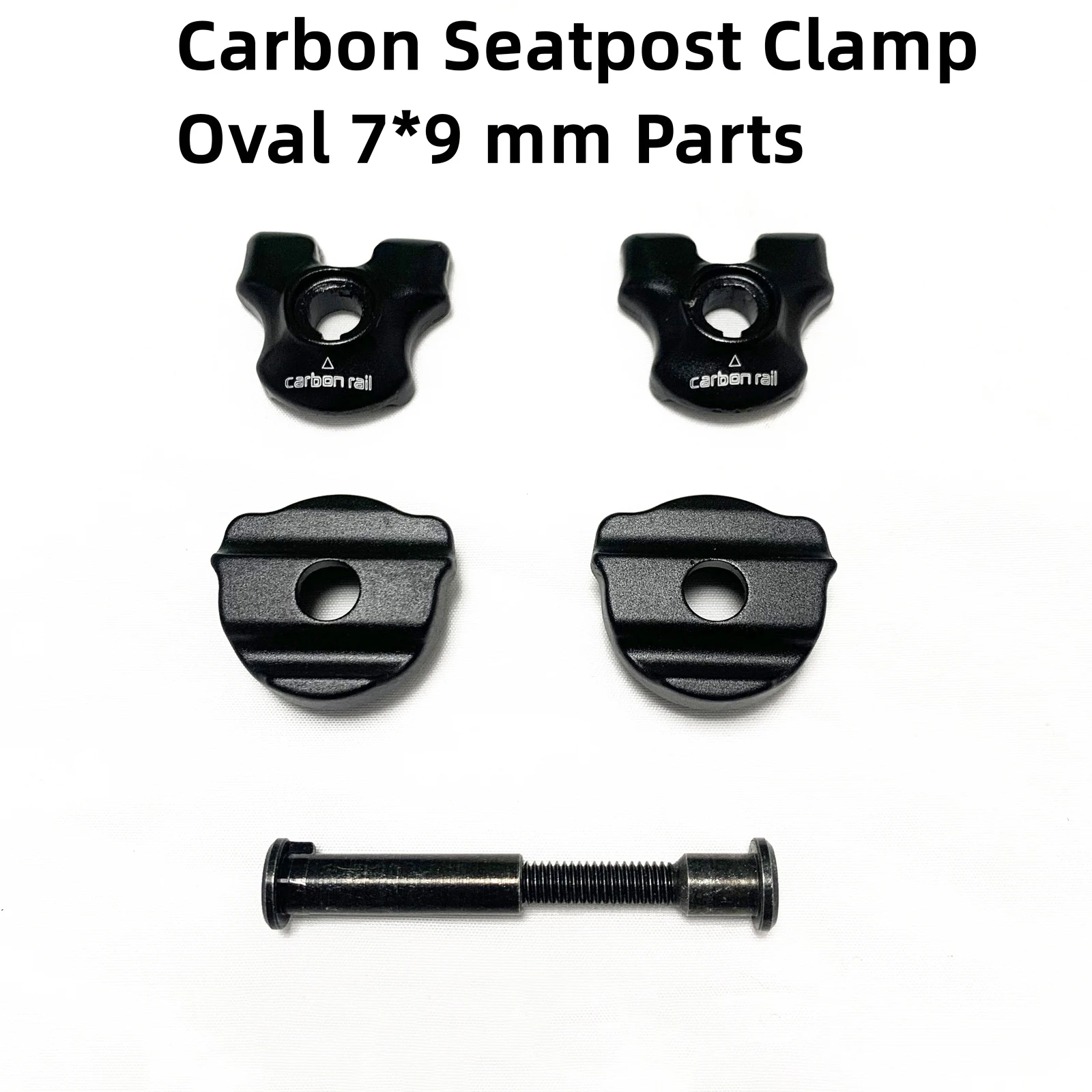 Carbon Sattelstütze Klemme Oval 7*9mm Carbon Sattel Schiene Teile Sattelstütze Klemme Geeignet Für SL6/SL7 Carbon rennrad Verwenden Image