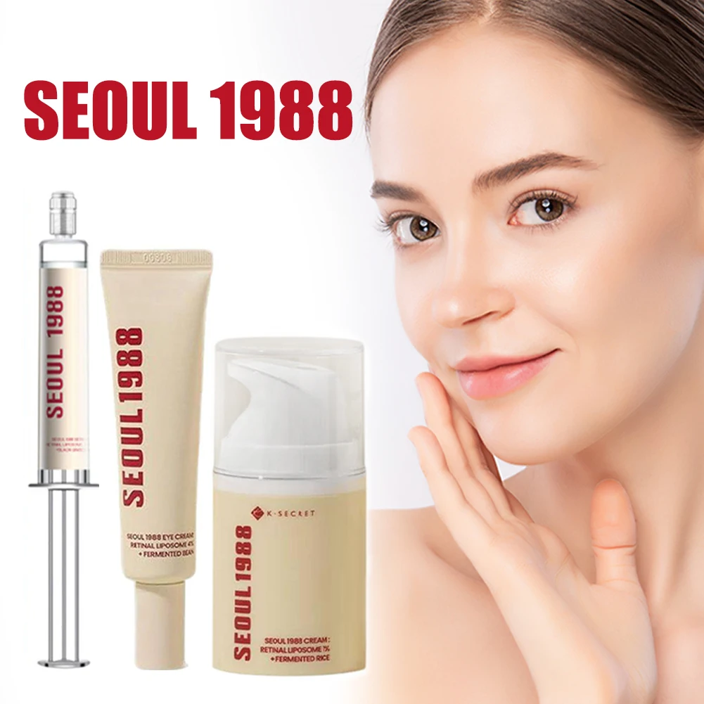 Seoul 1988, Retinol-Augencreme, Reisessenz, feuchtigkeitsspendende Gesichtscreme, Aufhellung von Mattheit, Falten, Schwellungen, Straffung, Lifting-Augencreme Image