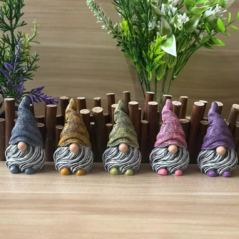 Neue Garten Zwerg Skulptur Garten Hausgarten Dekoration Fee Weihnachtsmann Harz Handwerk Image