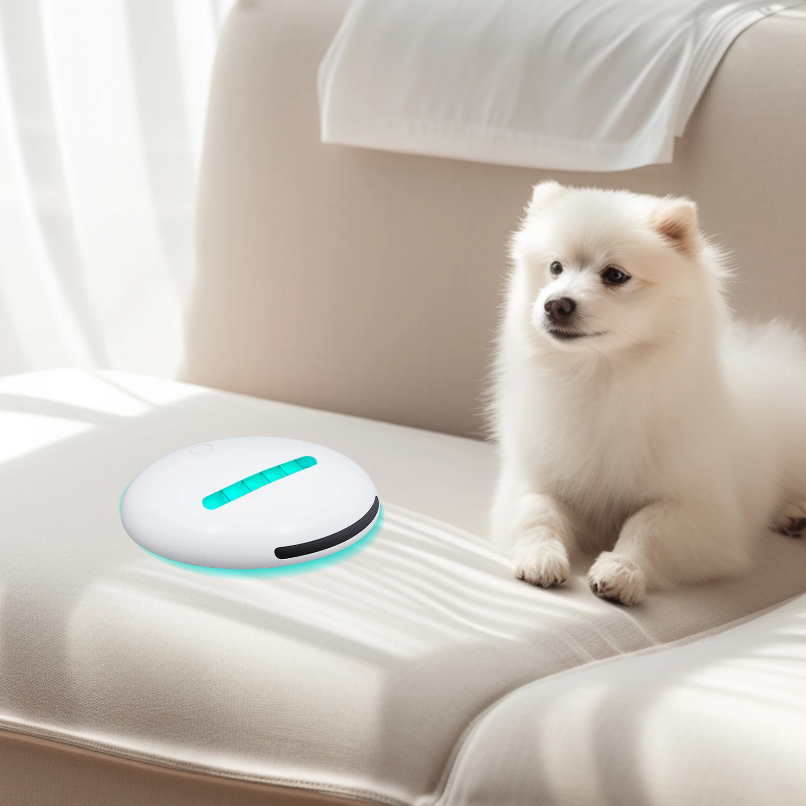 Automatischer Roboter zur Milbenentfernung und Sterilisation. Kabelloser Bett-Automatikroboter zum Entfernen von Milben/Bakterien. Mehrere Reinigung Image