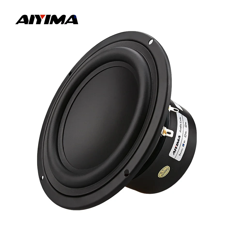 AIYIMA 1 Stücke 5,25 Zoll Subwoofer Spalte 4 8 Ohm 40 Woofer Lautsprecher Starker Bass Heimkino Für Bücherregal Lautsprecher Auto Audio DIY