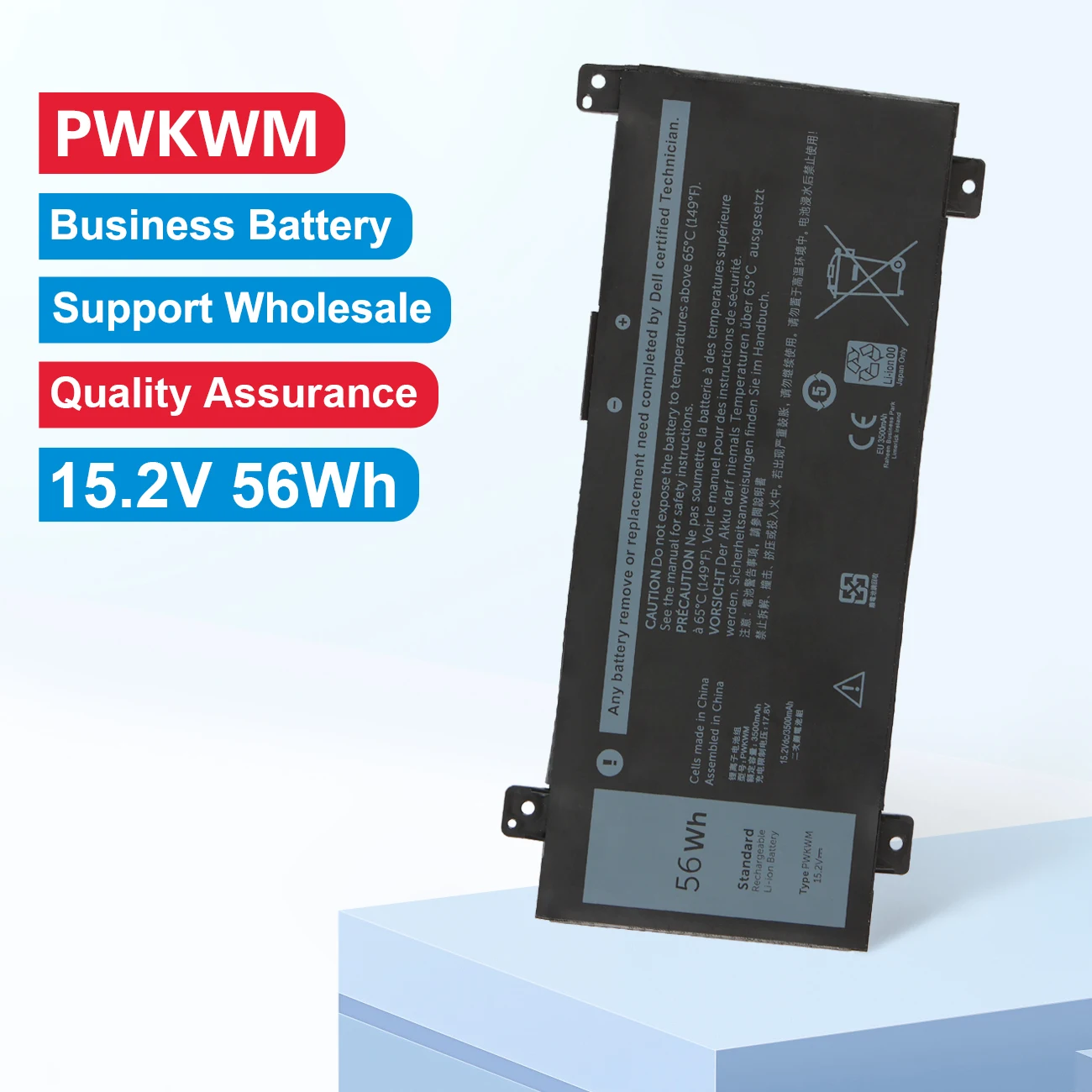 KingSener PWKWM Neuer Laptop-Akku für DELL Inspiron 14 7466 7467 7466-D1545R D1545B D1745R 7467-D1545B D1545R D1745B D1745R Image