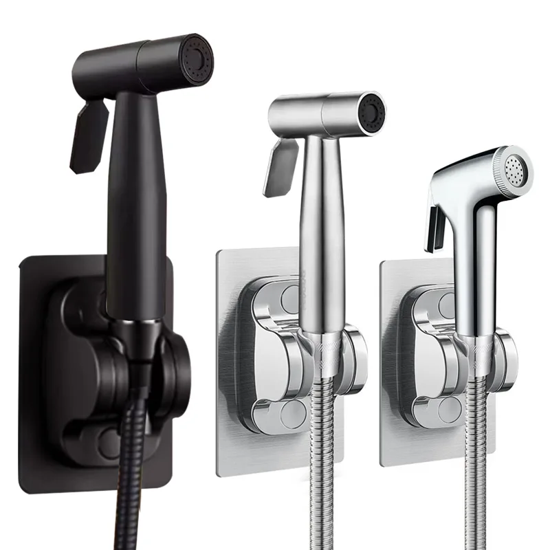 Bidet Sprayer Set Wasserhahn Spritzpistole Handheld Wc Bidet Wasserhahn Edelstahl Hand Bidet Sprayer Gebürstet Zubehör