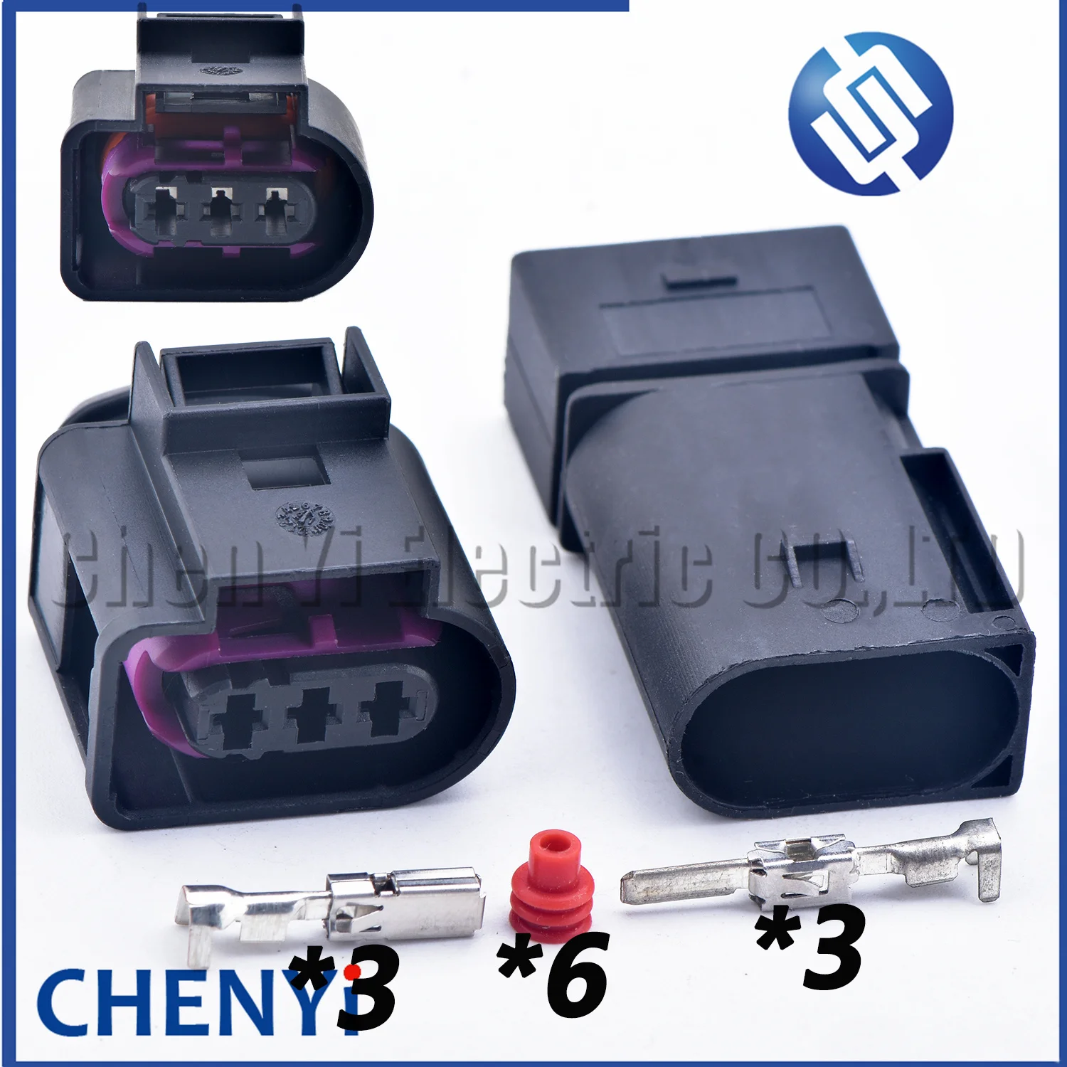 3-poliger wasserdichter Steckverbinder für den Automobilbereich, männlich oder weiblich, Motoröldruck-Steckverbinder 4D0 971 993 4D0971993 Image