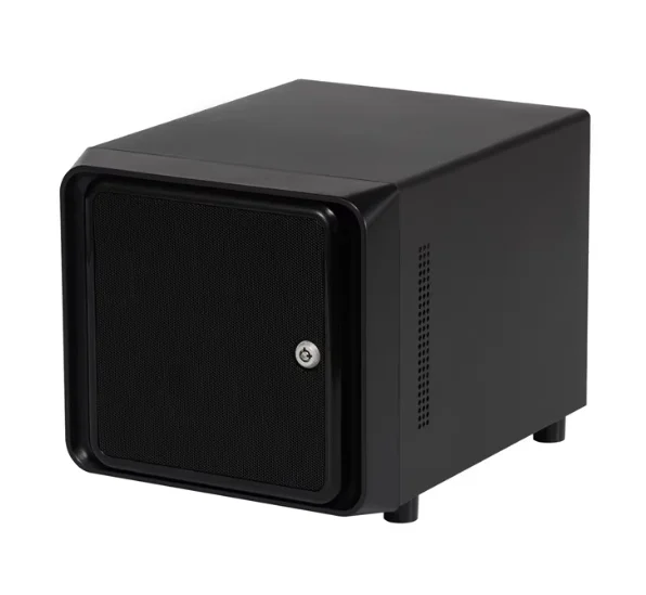 Kleines Gehäuse, Netzwerk-Festplattenspeicher 8–9 % neu, mit Tür und ohne Motherboard-Stromversorgung Image