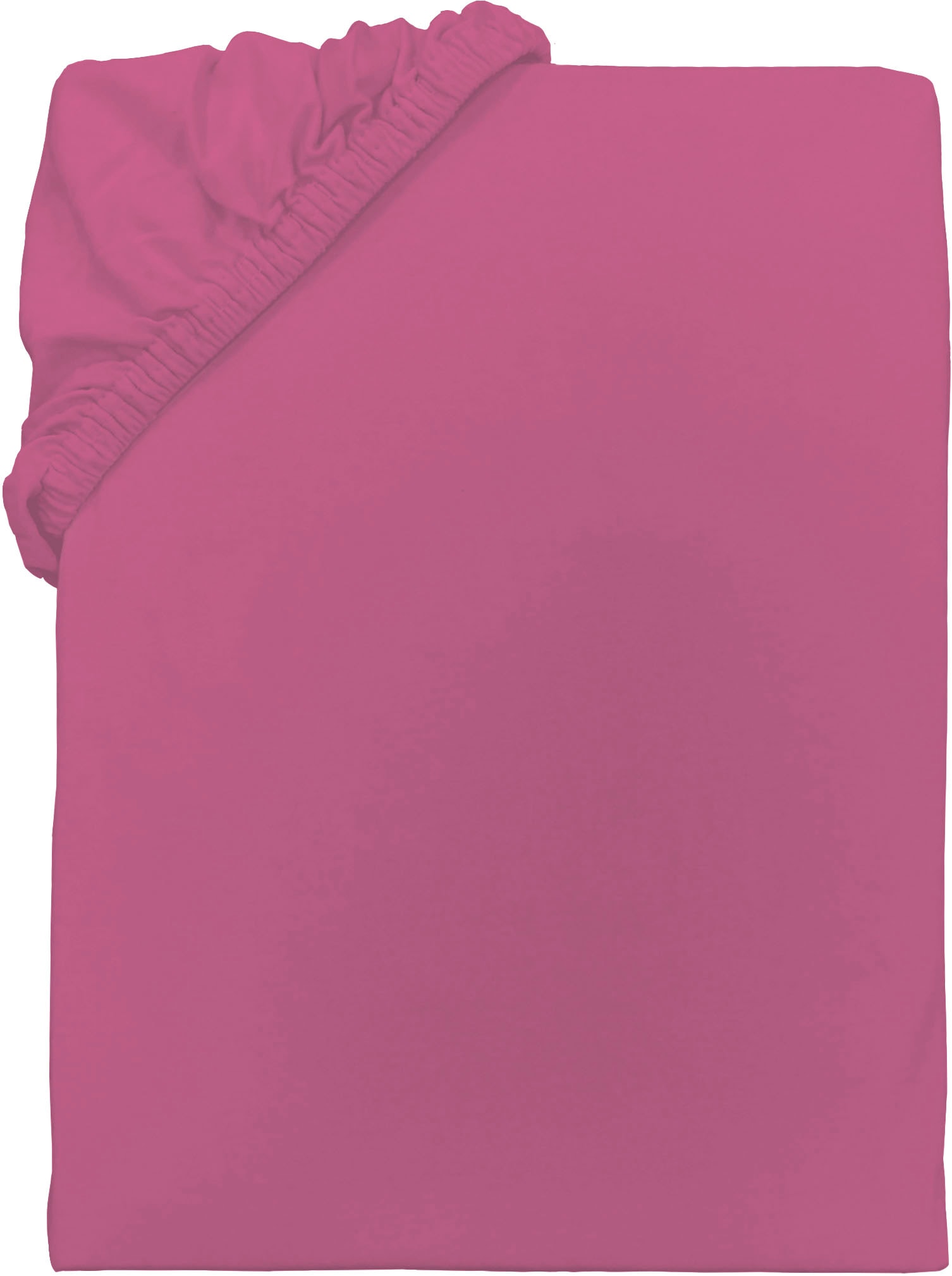 Spannbettlaken TOM TAILOR HOME "Tom Tailor Jersey", beere, B:90cm L:200cm, Jersey, Obermaterial: 100% Baumwolle, Bettlaken, Spannbettlaken, ab Größe 90x200 cm, Laken in hochwertiger Jersey Qualität