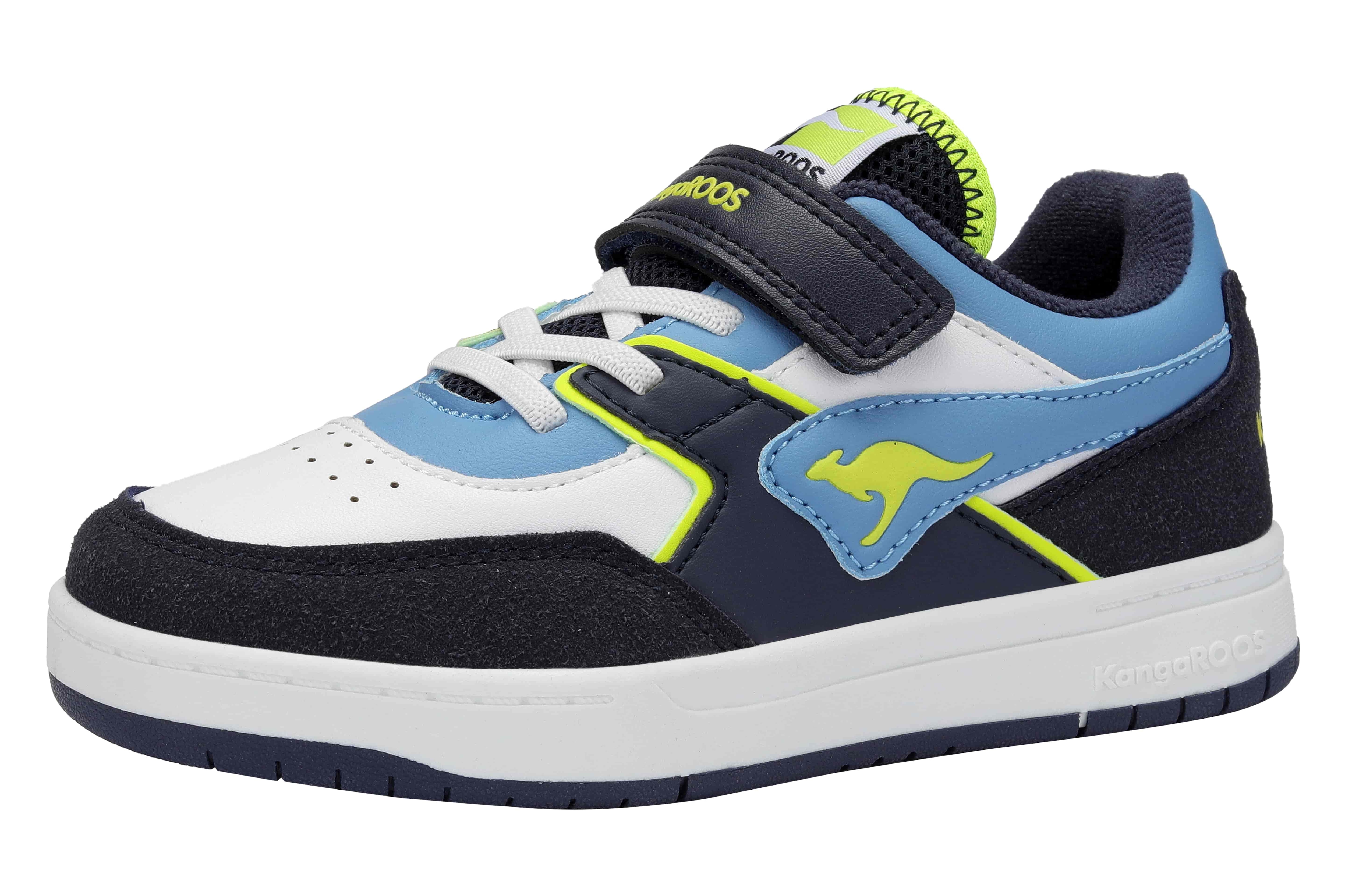 Sneaker KANGAROOS "K-CP BOUNDER EV", Damen, Gr. 32, dk navy, dusk blau, Synthetik, Schuhe Sneaker