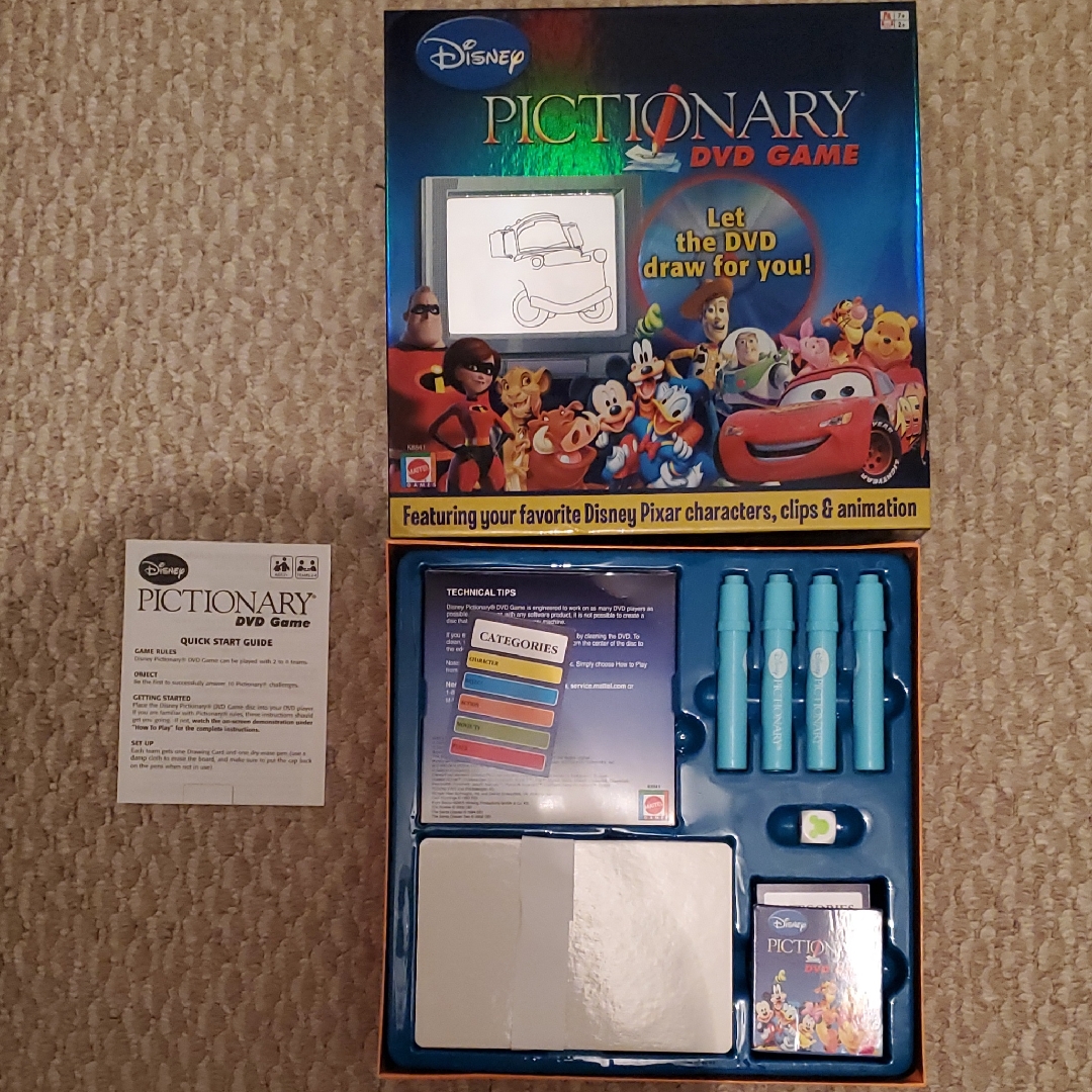 Disney Video Games & Consoles | Disney Pictionary Dvd Game - Multicolor | Color: Blue | Size: Os