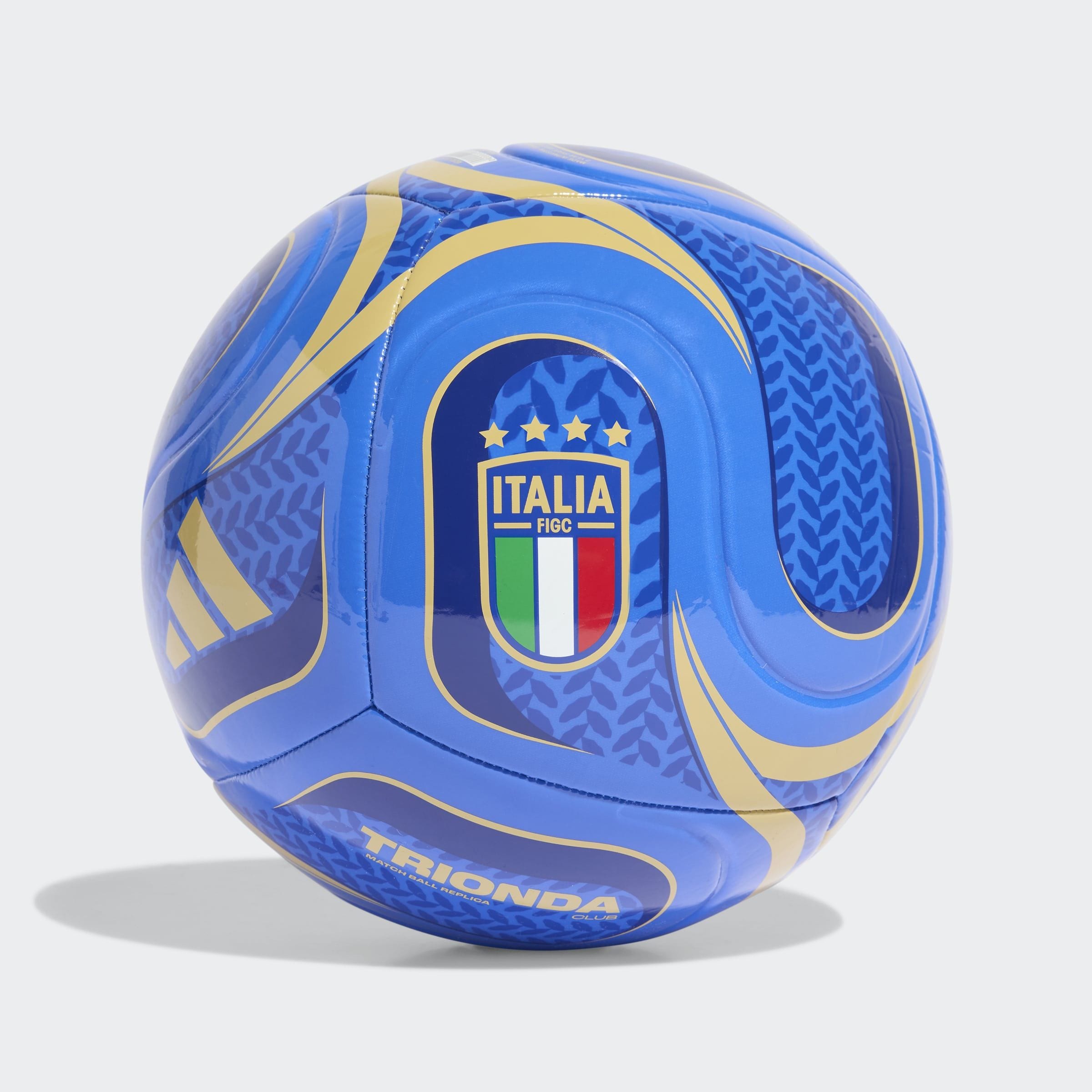 Fußball ADIDAS PERFORMANCE "FIGC CLB HOME" Gr. 5, hi, res blau, victory blau, hazy beige, Bälle, Kinder, 5, 0,4 g, Fußball WM Italien, B:22,3cm H:17,3cm T:22cm