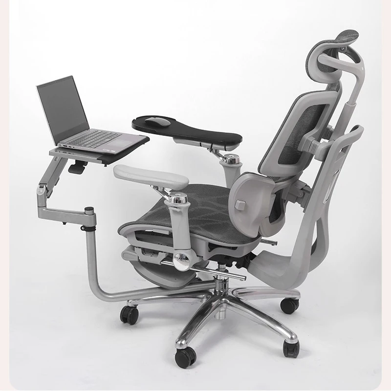 D-MOUNT OK5030 OK5010 Multifunktionaler Laptop-Tabletthalter um Stuhlbeine, fauler Büroständer, Tastatur, faltbare Plattenhalterung Image