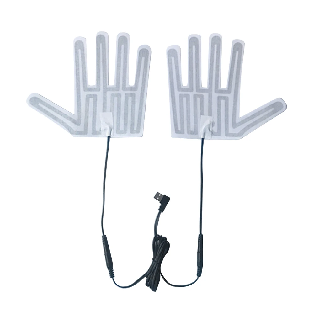 Gants chauffants électriques portables, coussinets, feuille chauffante multifonction, légers, pour l